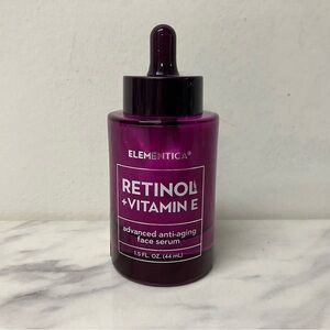 Elementica Retinol + Vitamin E Advanced Anti-Aging Face Serum 1.5 fl oz New
